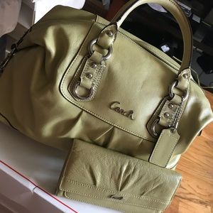 Coach leather handbag